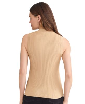 Women's Sutton Mock-Neck Sleeveless Sweater