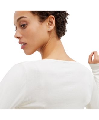 Marcia T-Shirt - Ribbed Pima Cotton