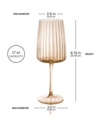 Modern Ap Wine Glasses, Set of 4