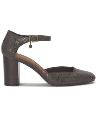 Women's Kanira Square-Toe Stacked Heel Pumps