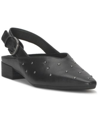 Lucky Brand - Women's Brigeet Studded Slingback Low Block-Heel Mules