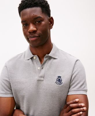 Men's Heathered Crest Regular Fit Polo Shirt