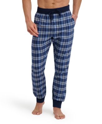 Men's Long Sleeve Crew Flannel Sleep Set
