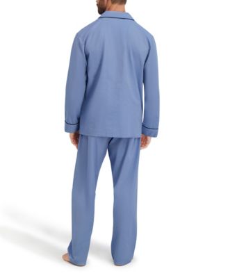 Men's Woven Button Down Pajama Sleep Set
