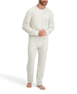 Men's Waffle Crew Neck Sleep Set