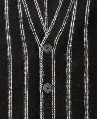 Men's Relaxed-Fit Striped Sport Cardigan, Macy's Exclusive