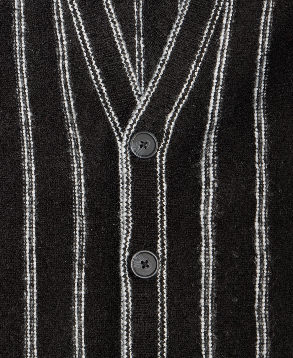 Mode Of One Men's Relaxed-fit Striped Sport Cardigan, Macy's Exclusive In Black