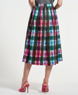 Women's Sateen Midi Full Skirt