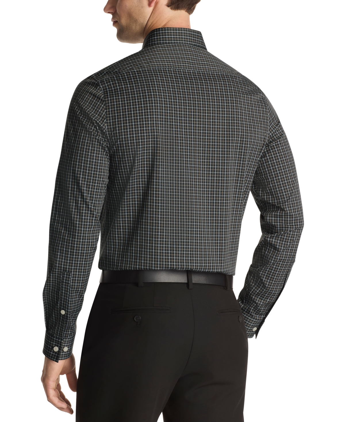 Michael Kors Men's Passport Untucked Slim Fit Dress Shirt In Gray
