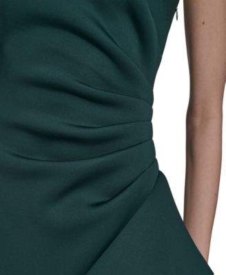 Women's One-Shoulder High-Low Hem Sleeveless Gown