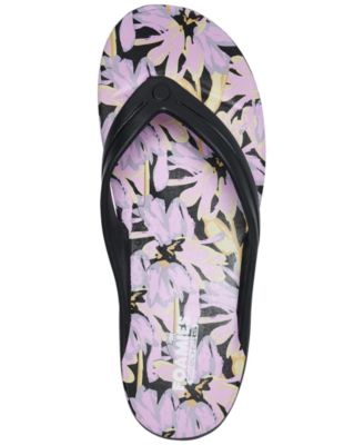 Women's Foamies: Bay Breeze - Island Kiss Flip Flop Thong Sandals from Finish Line