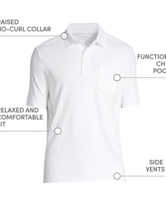 Men's Short Sleeve Cotton Supima Polo Shirt with Pocket