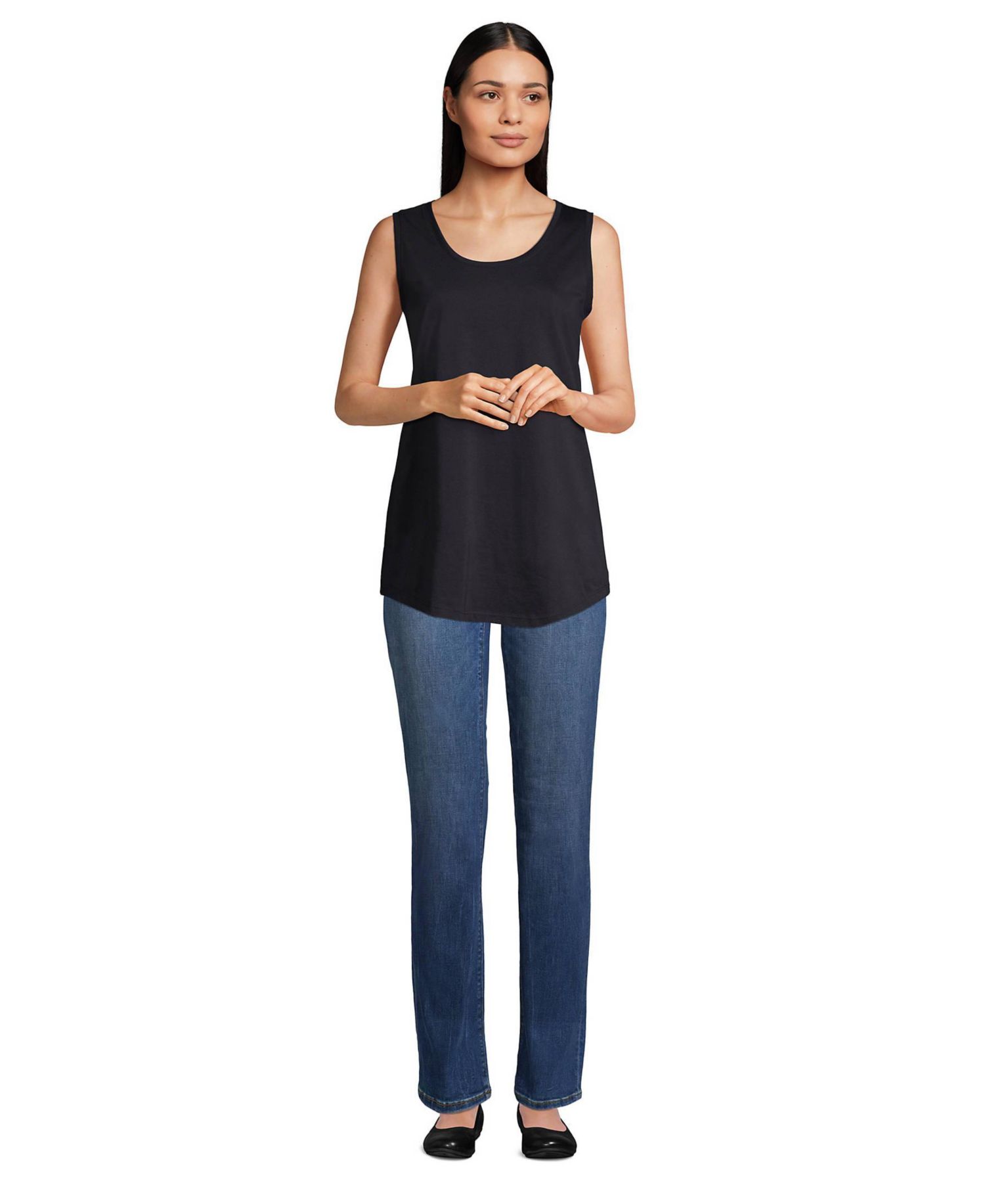 Women's Supima Cotton Tunic Tank Top