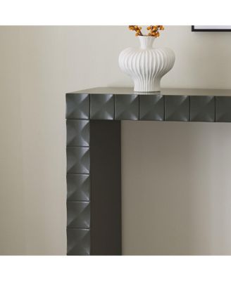 Turlock Wooden Console Table - Minimalist Sofa Table, Side Table, Entryway Table and Display Table