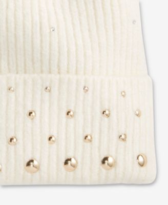 Solid Studded Beanie, Macy's Exclusive