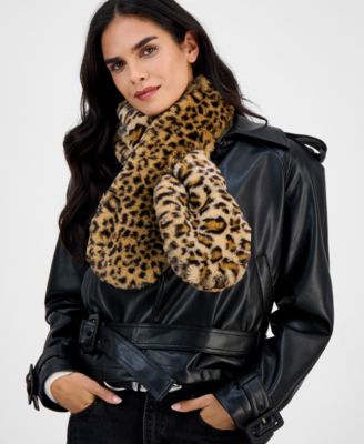 Faux Fur Pull-Through Scarf, Macy's Exclusive