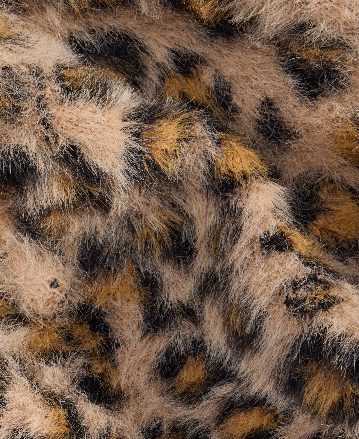 Inc International Concepts Fuzzy Knit Beret, Macy's Exclusive In Animal Print
