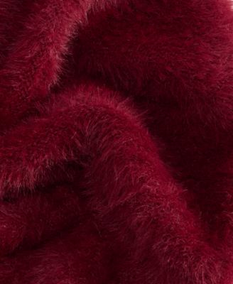 Fuzzy Knit Beret, Macy's Exclusive