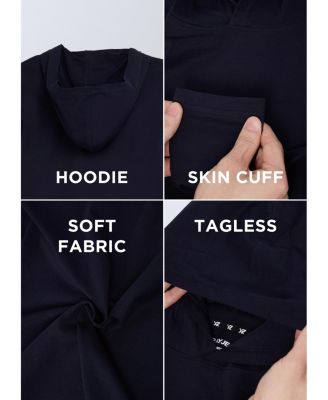 Boys XRAY 3 Pack Basic Long Sleeve Hoodie T-Shirts