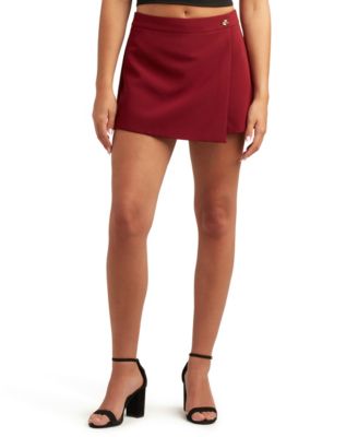 BCX - Women's Soft Stretch Twill Button Skort