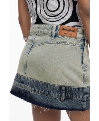 Women's Double-waist mini skirt