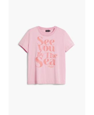 Women's Pink message T-shirt