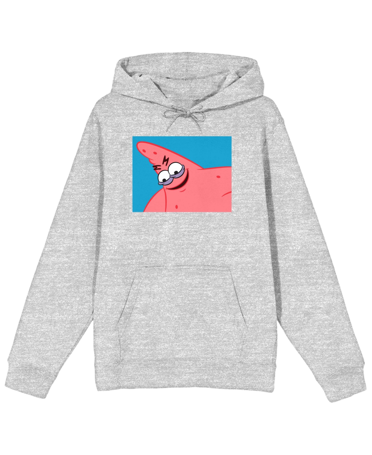Patrick the Starfish Men's Athletic Heather Graphic Hoodie - Athletic heather