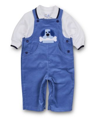Baby Boys Corduroy Longall With Dog & Bone
