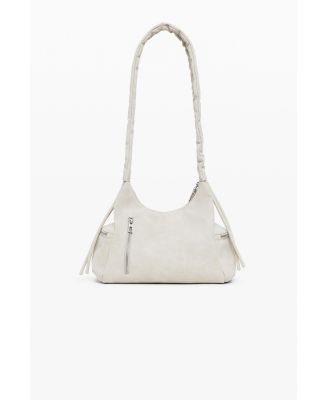 Women's Medium 3D logo bag with ruched handle