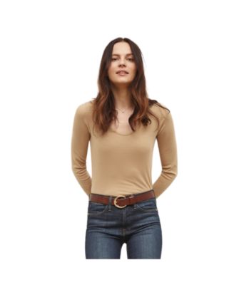 Marcia T-Shirt - Ribbed Pima Cotton