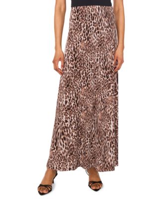 Vince Camuto - Women's Printed Pull-On Maxi Skirt