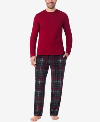 Men's Cabin Fleece Long Sleeve Pajama Set
