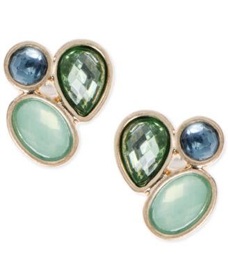 lonna & lilly - Gold-Tone Stone Cluster Stud Earrings