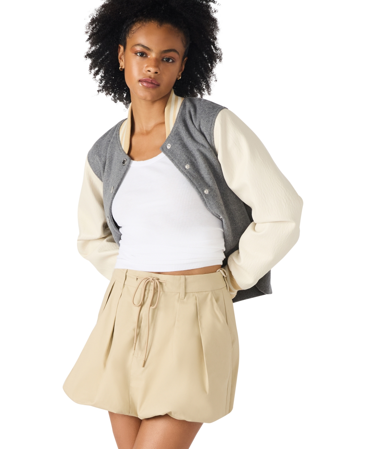 Steve Madden Livie Skirt In Neutral