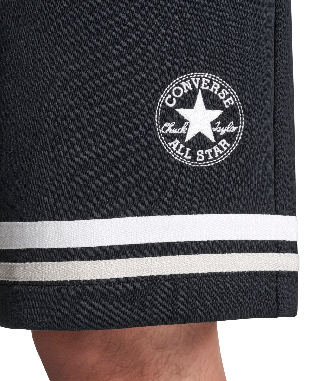 Converse Men's Retro Chuck Knit Shorts In Black