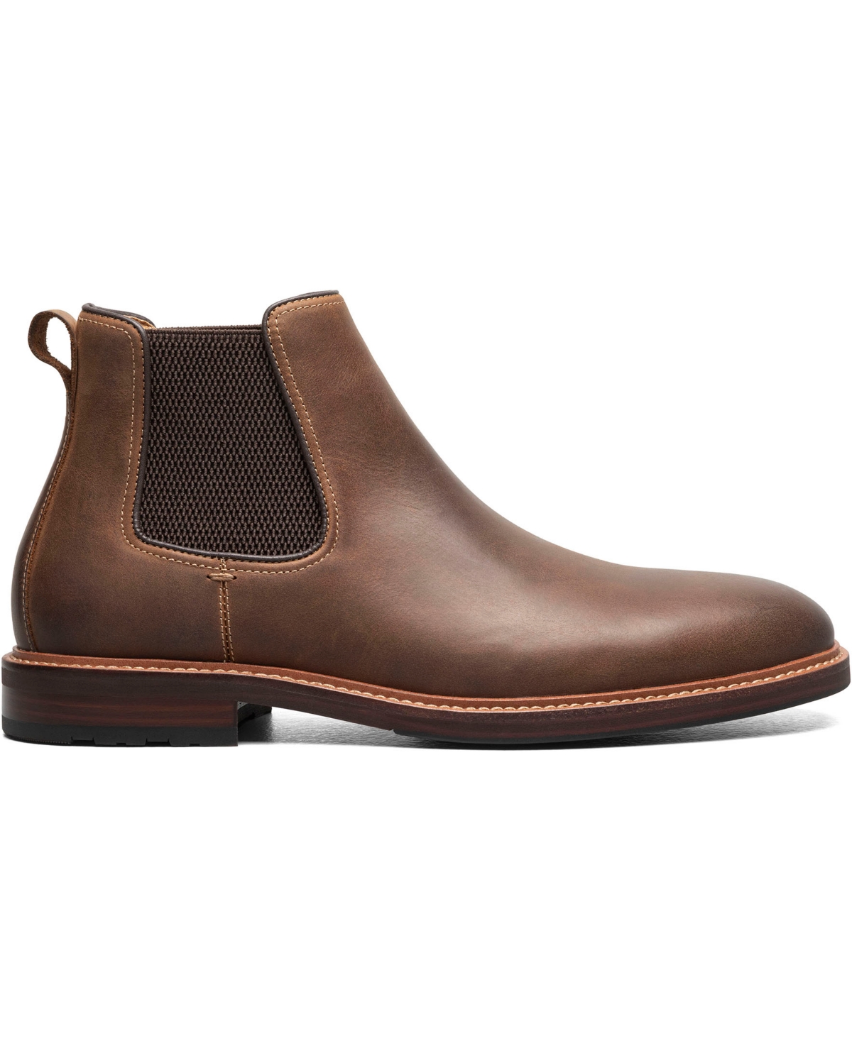 Florsheim Anthem Plain Toe Chelsea Boot In Brown