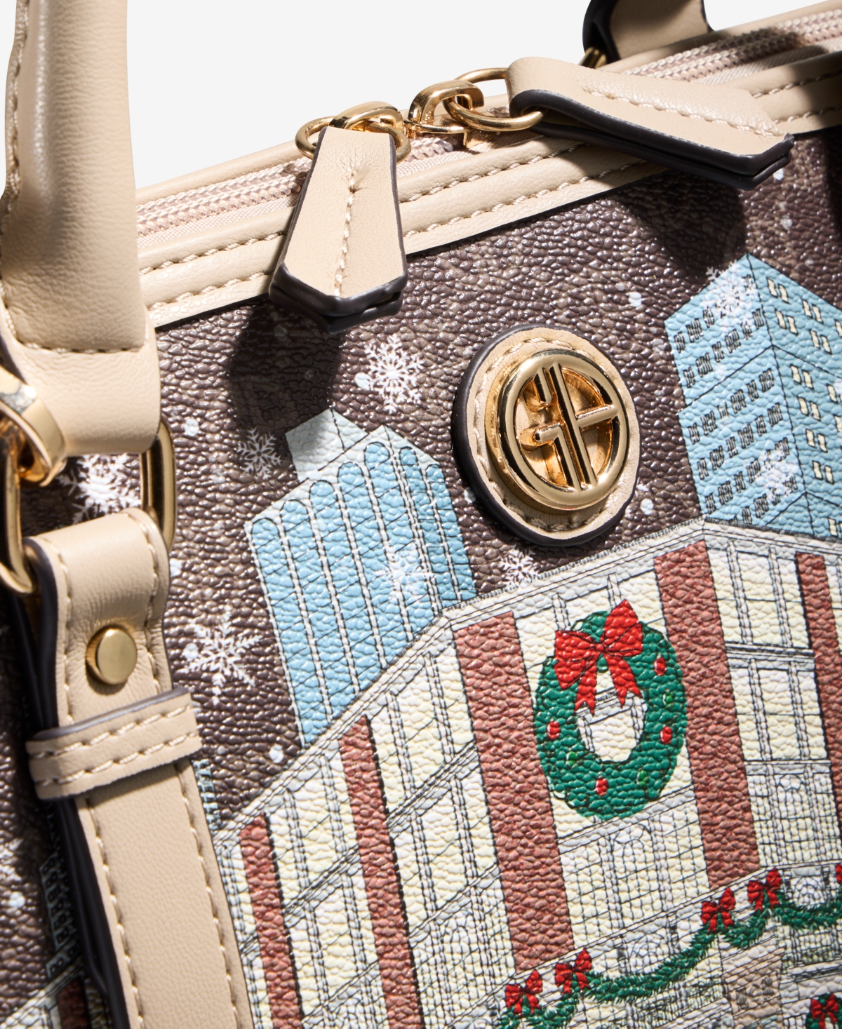 Giani Bernini Bears Dome Satchel Bag, Macy's Exclusive