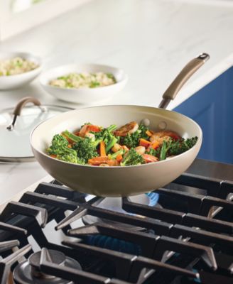 Cucina Ceramic Nonstick 11" Stir Fry Pan with Lid