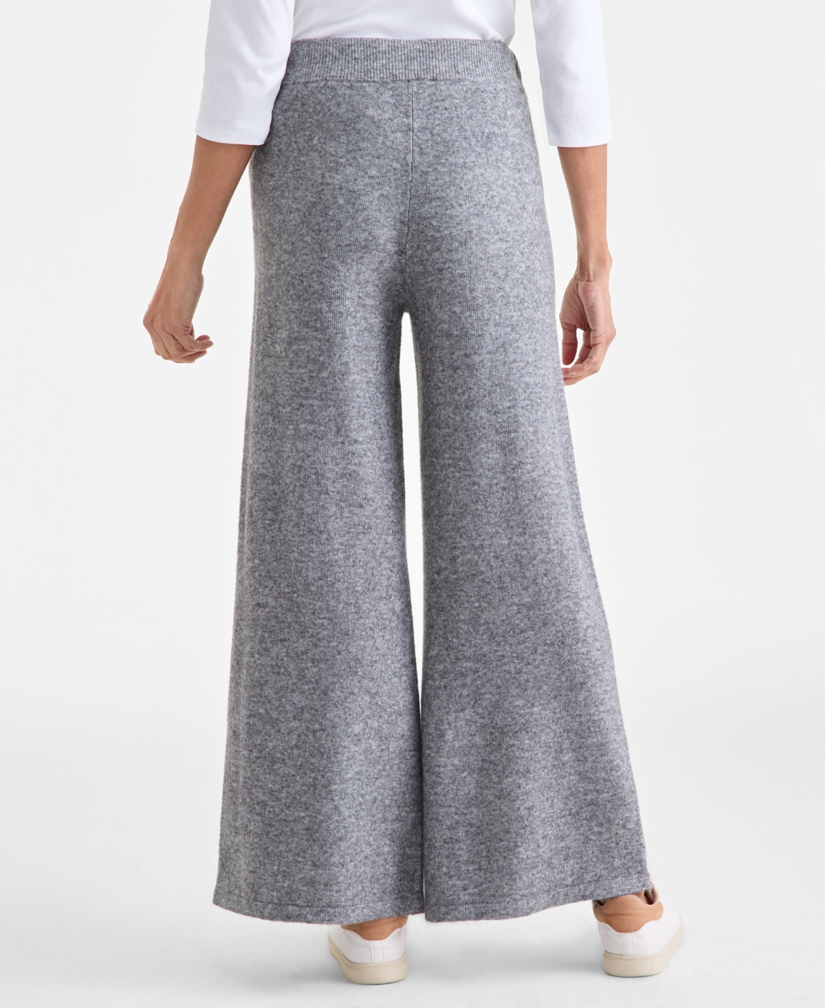 Style & Co Women's Lux Fleece Drawstring Pants, Macy's Exclusive In Gray