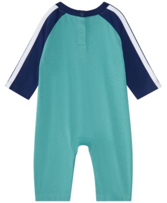 Baby Boys Long Sleeve Graphic Coverall