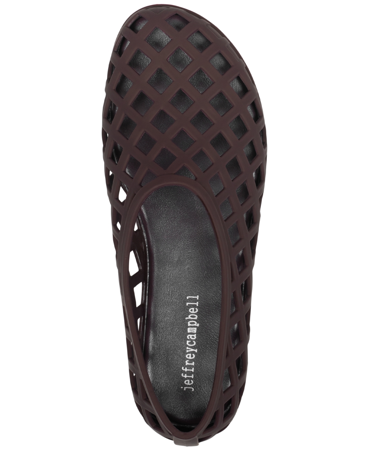 Jeffrey Campbell Women's Jellz Caged Ballet Jelly Flats In Animal Print