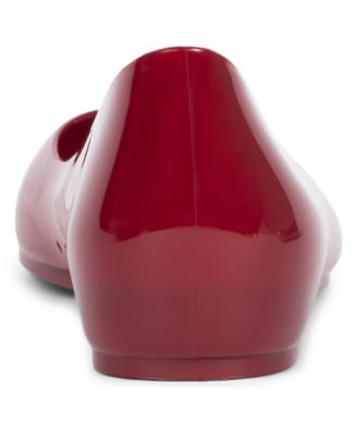 Women's Fixed Split-Toe Jelly Flats