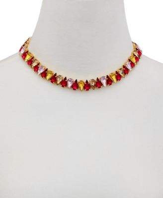 Faceted Crystal Collar Necklace
