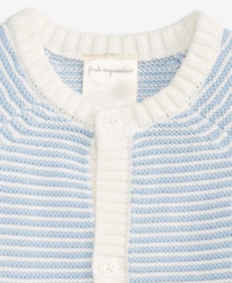 Baby Striped Cotton Romper, Macy's Exclusive