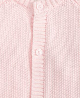 Baby Cotton Long-Sleeve Sweater Romper, Created for Macy's