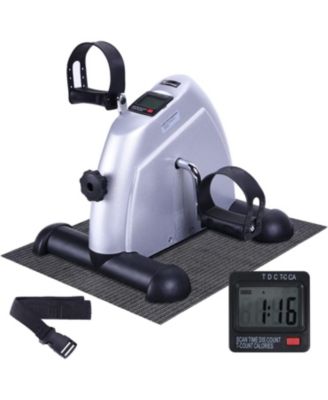 Under Desk Bike Pedal Exerciser, Mini Exercise Bike Portable Peddler Sitting for Seniors with LCD Display