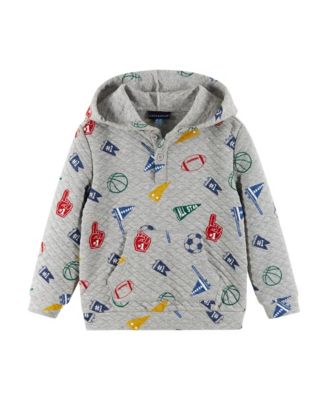 Toddler/Child Boys Varsity Print Hooded Lounge Set