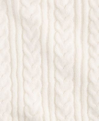 Women's Solid Cable Knit Scarf, Macy's Exclusive 