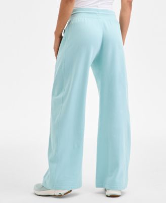 Women's Relaxed High-Rise Flare-Leg Fleece Pants, Macy's Exclusive 