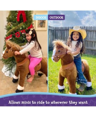 Ride-on Horse Brown Model U Size 4 for 4-7 Years
